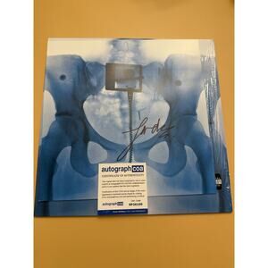 Lorde SIGNED Virgin Art Card Photo & Vinyl LP COA Autograph SP26109